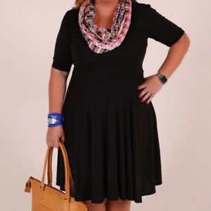Luluroe Nicole black dress